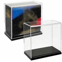 Boîte de présentation pour Elite Trainer Box en acrylique, base en bois massif, protection UV, épaisseur 3 mm, anti-poussière, rangement moderne, couvercle amovible