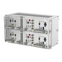 RDEKONO 6U 19" EK+ Kit de boîtier de commande sous-rack avec backplane 3U 6U CPCI 175mm/235mm/295mm/355mm Schroff Polyrack IP66 Aluminium extrudé