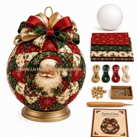 Kit de décoration de Noël tendance et populaire, nouveau modèle 2, ornements patchwork mignons à faire soi-même, autres matériaux, fabriqué en Chine