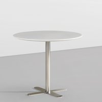Table d'appoint ronde de style moderne Evelyn pour salon de villa, table d'appoint de luxe en pierre pour chambre d'hôtel, meuble d'angle décoratif