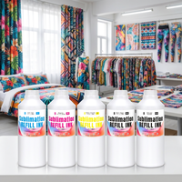 Tinta Sublimasi Premium 1000ml untuk Printer Epson I3200 5113 4720 Tinta Dye Sublimasi Grosir Pabrik Distributor Partai Besar
