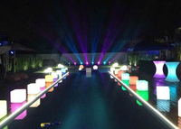 Cube led étanche, mobilier moderne et brillant, pour l'extérieur, vente directe d'usine,
