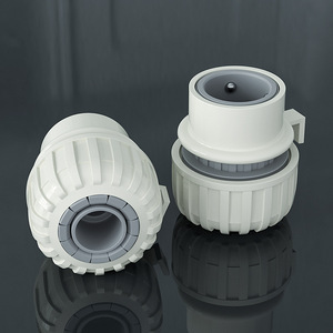 <b>Engineering</b> <b>Plastic</b> Quick Connector 1/2 In Water Pipe Fitting For Faucet Washing Machine Locking Type Easy Installation - Product Image 1