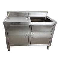 Évier de cuisine commercial fiable et économique en acier inoxydable avec revêtement autonettoyant, grande capacité, conception modulaire extensible
