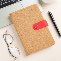 Agenda A5 Écologique à Reliure Cousue, Vente en Gros, Couverture Rigide Effet Bois, Coffret Cadeau pour Bureau, Logo Personnalisable
