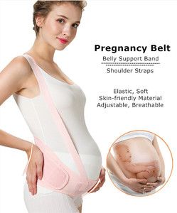 Réglable Respirant Noir Rose Beige Contrôle Du Ventre Spandex Nylon Protection Professionnelle Ceinture De Maternité Élastique <span class=keywords><strong>Taille</strong></span> Soutien - Product Image 2