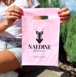 Sacs de shopping en plastique PE découpés sur mesure, impression offset, réutilisables, recyclables, pour supermarchés, poignées longues, en vrac - Product Image 6