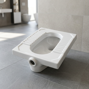 1er Grade Orissa Pan 20 Inch Céramique Squatting Toilette Sanitaire P Piège à Eau Placard Style Africain - Product Image 3