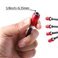Haute qualité 1/4 "tournevis à dégagement rapide porte-foret 60-300mm douille de tige d'extension de tige hexagonale magnétique pour embout à vis