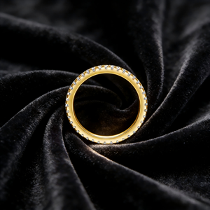 Classic Wedding <b>Rings</b> Rose Gold Plated Zirconia Non Fade 925 Sterling <b>Silver</b> Wedding <b>Rings</b> for Ladies - Product Image 5