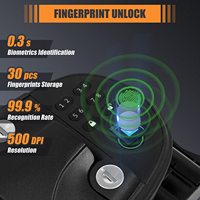 Clavier d'entrée sans clé amélioré pour camping-car, serrure de porte sans fil à empreintes digitales pour caravane