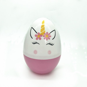 Grand œuf de Pâques licorne de Taizhou, 25 cm, vente <span class=keywords><strong>en</strong></span> <span class=keywords><strong>gros</strong></span> d'usine, ouverture et fermeture, <span class=keywords><strong>plastique</strong></span> PP, cadeau DIY pour enfants, pour mariage et anniversaire - Product Image 2