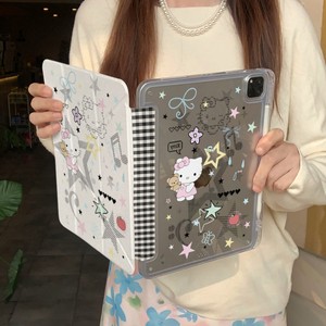 เคสไอแพดลายการ์ตูนน่ารักโน้ตสตาร์ เคที แคท วาย-โฟลด์สำหรับไอแพด มินิ 6 เจนเนอเรชั่น 10 โปร 11 นิ้วแท็บเล็ตแอปเปิล - Product Image 4