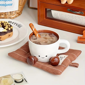 Cangkir keramik kaki lucu kualitas tinggi cangkir kopi kartun cangkir air minum kreatif cangkir susu sarapan untuk hadiah Festival teman - Product Image 6