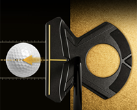 Putter Zero Torque Mallet en aluminium forgé CNC, tige centrale, golf, 36g/50g, tige en carbone CG avant, couvre-tige, ligne de visée étendue