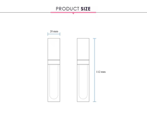 Tubo de Brillo Labial Cuadrado Elegante con Espejo, Superventas <span class=keywords><strong>2021</strong></span>, para Envase de Brillo Labial Vacío, de Fábrica de Envases Cosméticos - Product Image 6