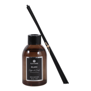 ELEVARRE Diffusore a Bastoncini Blanc 150ml Fragranza Zafferano e Camoscio per Arredamento Casa - Product Image 1