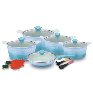 Thiết kế mới Granite đúc nhôm không dính 15 cái <span class=keywords><strong>Cookware</strong></span> Set Granite không dính <span class=keywords><strong>Cookware</strong></span> Set đúc nhôm, <span class=keywords><strong>2025</strong></span> <span class=keywords><strong>Cookware</strong></span> sets - Product Image 2