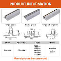 SEWEINA Colonne lumineuse conductrice réglable à haute capacité de charge avec câblage dissimulé pour vitrine de magasin de vêtements, chaussures et vin