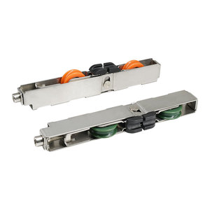 Ruedas de rodillo de puerta de patio de vidrio deslizante ajustable de acero inoxidable de bajo ruido con rodamientos para ventana Upvc y herrajes para puertas - Product Image 2