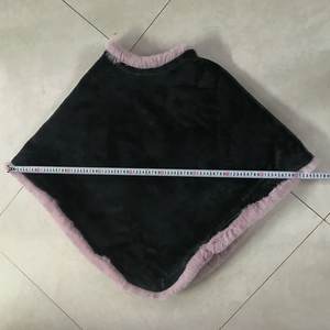 Toptan özel kış sıcak <span class=keywords><strong>Faux</strong></span> tavşan kürk bayan yün panço kaliteli moda kaşmir kızlar pelerin kadın kürk şal - Product Image 4