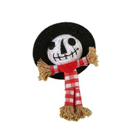 Figurine de sorcière malveillante faite à la main, poupée en crochet Amigurumi, décoration festive, cadeau atmosphérique, porte-clés pour Halloween pour adultes
