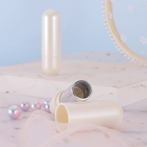 Plastica cosmetica Mini tubi di tinta per labbra vuota forma di pillola contenitori di balsamo per labbra magnetici per rossetto fard smalto per unghie olio di imballaggio - Product Image 4