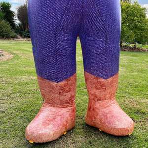 Prix usine 4m géant fermier Santa gonflable 13.3ft haut père noël modèle ballon pour la décoration de noël en plein air - Product Image 4