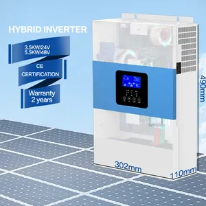 3.5kw 5.5kw Growatt Hybride Omvormer Aan/Uit Grid Omvormer Zonne-Energie Drie Fase Hybride Zonne-Energie Omvormer