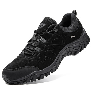 Chaussures de randonnée tout-terrain pour hommes, respirantes, antidérapantes, baskets décontractées, dessus en maille PU souple massante - Product Image 2