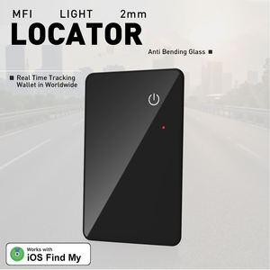 Ultradünnes, biegefesteres Glas, MFI-zertifiziertes iOS Find My GPS Anti-Verlust-Gerät mit Echtzeit-Tracking für Locator, Wallet Tracker, Karte - Product Image 1