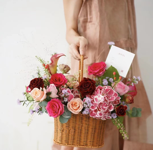 New Arrival giảm giá bán buôn tường lớn treo món quà trái cây Easter Egg <span class=keywords><strong>wicker</strong></span> giỏ với xử lý nhựa mây giỏ hoa - Product Image 6