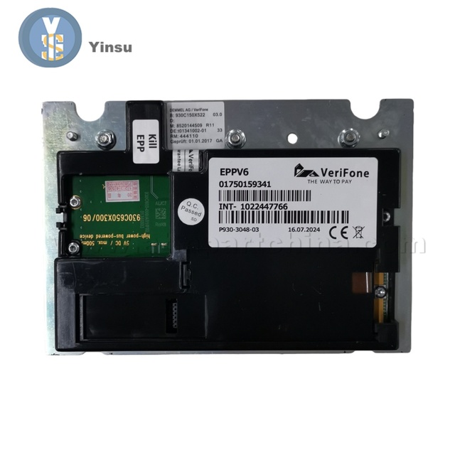 Wincor EPP V6 Metal Encrypted Pin Pad Keyboard English INT CES Model 01750159341