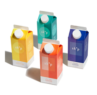 Machine d'emballage automatique pour lait, jus, yaourt, eau, boissons et aliments, machine de remplissage et de scellage de cartons à toit plié, matériau papier