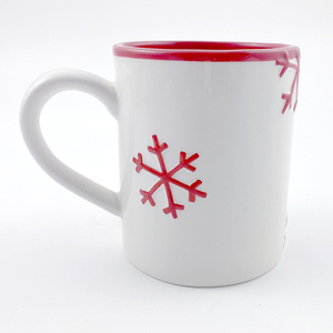 Commandes en gros personnalisées noël flocon de neige café mignon tasses arbre de noël tasse en céramique nostalgique personnalisé tasse en céramique - Product Image 5