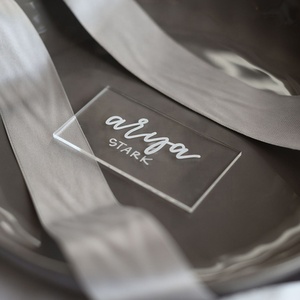 Cartes de place en acrylique clair chaud carte de <span class=keywords><strong>lieu</strong></span> d'invité de mariage décor de mariage cartes de place et numéros de Table pour la réception de mariage - Product Image 5