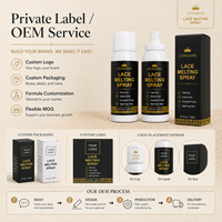 Spray Fixateur de Dentelle OEM pour Perruques, Séchage Rapide, Tenue Forte, Fournisseur en Gros Marque Privée