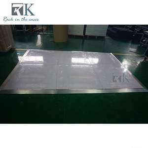 RK - Pista de Baile Desmontable de Aluminio de 30 mm de Grosor, 1x1 m, Color Blanco, de Instalación Rápida y Sencilla, para Bodas y Fiestas - Product Image 2