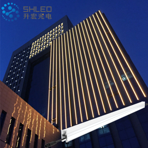 4000k RGBW RGB 16bit Surface Mounted DMX512 LED Architectural Linear Lights for Outline Lighting