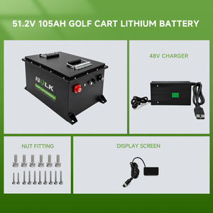 Paquete de batería de litio de carrito de golf personalizado <span class=keywords><strong>HULK</strong></span>, LiFePO4, 36V/48V/72V, 100Ah/105Ah/150Ah/200Ah, BMS para carrito de Golf/ATV/UTV-5-Year - Product Image 2