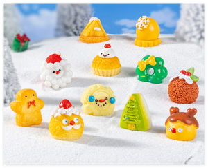 만화 3D 귀여운 <span class=keywords><strong>2026</strong></span> 새해 선물 레진 미니어처 음식 조각상 장식품 크리스마스 피규어 공예 DIY 키트 목욕 장난감 - Product Image 5