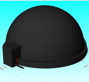 Projetor planetário inflável digital portátil, cúpula de barraca de projeção de astronomia para escola, planetário