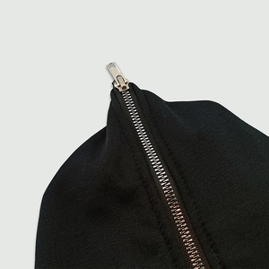 Custom Design Oversized Custom Full Face <b>Zip</b> <b>up</b> <b>Hoodie</b>, Plus Size Plain <b>Black</b> Cotton 3D Puff Print Men'S <b>Hoodie</b> - Product Image 4