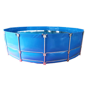 Nhà Máy PVC Cá Tôm Hồ Bơi Ngoài Trời Di Động Trên Mặt Đất Hồ Bơi Có Thể Gập Lại Cá Ao Nước Mưa Collector Nước Lưu Trữ Container - Product Image 6