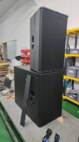 Système audio professionnel double 12 pouces, son surround passif, enceintes pour église 1400W RMS/2800W de crête, en bois T24N, garantie 3 ans, bouton