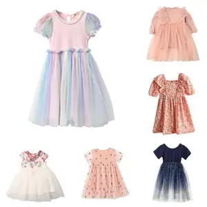 Bebê roupas tutu saias criança meninas festa vestidos crianças roupas princesa menina rendas vestido