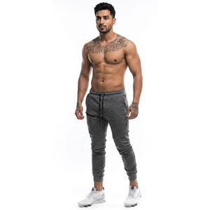 Anti-Wrinkle Man Trouser <b>Plain</b> Dyed Premium Slim Fit Lightweight Durable Fabric Stylish Design for Men - Product Image 1