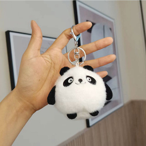 Xu hướng sản phẩm 2025 New arrivals <span class=keywords><strong>Panda</strong></span> sang trọng Móc Khóa chất lượng cao polyester đồ chơi với PP bông dễ thương phong cách siêu mềm - Product Image 5