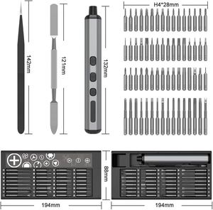 Mini Portable <b>Precision</b> <b>Screwdriver</b> Rechargeable Home Disassembly and Maintenance Magnetic Torque Electric <b>Screwdriver</b> <b>Set</b> - Product Image 2