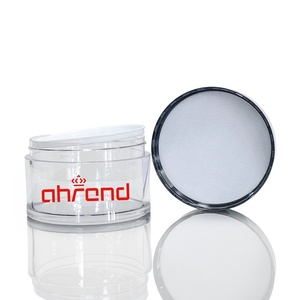 Wholesale <b>Plastic</b> Empty Clear 15ml 30g 50g 120g 150g 200g Pot Cosmetic Packaging Body Scrub Cream <b>Jars</b> With White Lid - Product Image 2